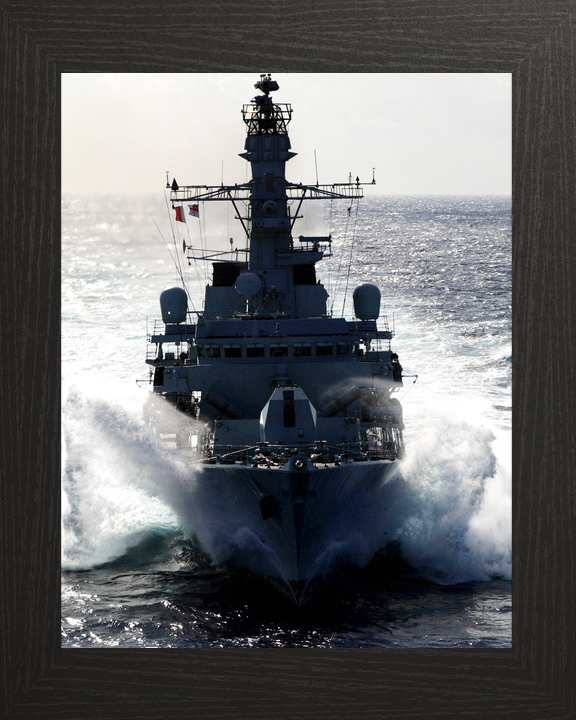 HMS Marlborough F233 Type 23 Frigate June 2003 At Sea Bow View Photo Print - Posters, Prints, & Visual Artwork - by Hampshire Prints (image 3 of 9)
