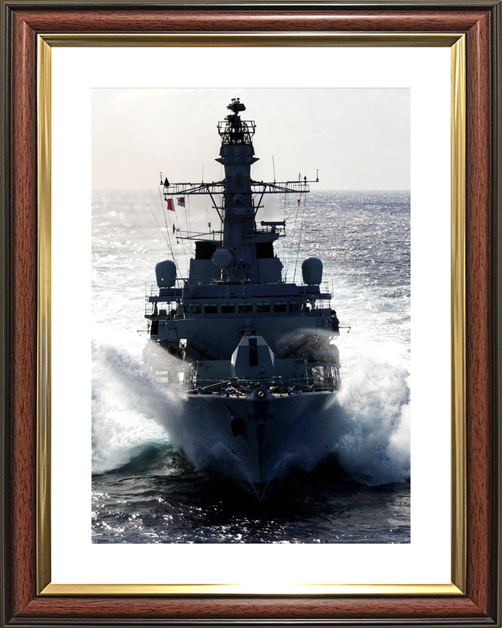 HMS Marlborough F233 Type 23 Frigate June 2003 At Sea Bow View Photo Print - Posters, Prints, & Visual Artwork - by Hampshire Prints (image 8 of 9)