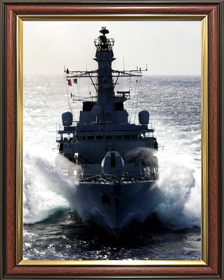 HMS Marlborough F233 Type 23 Frigate June 2003 At Sea Bow View Photo Print - Posters, Prints, & Visual Artwork - by Hampshire Prints (image 9 of 9)