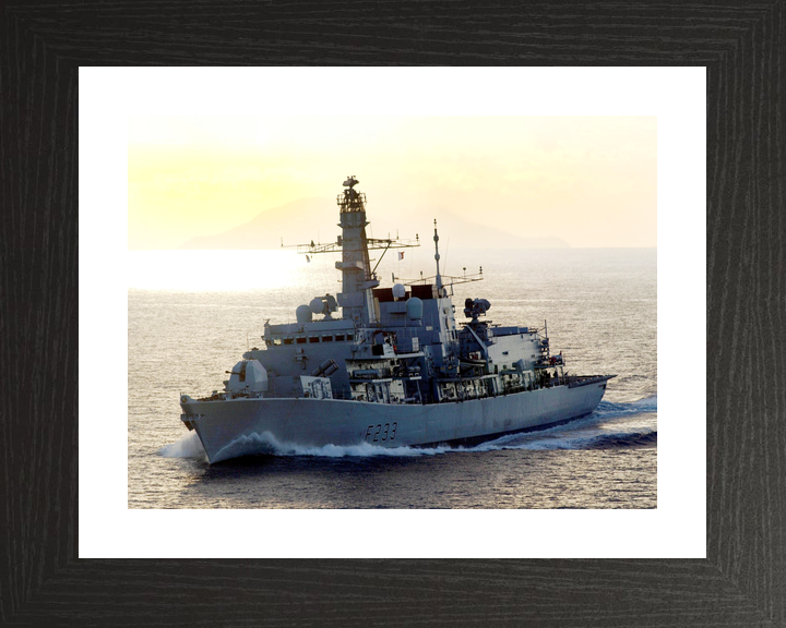 HMS Marlborough F233 Type 23 Frigate June 2003 Port Side at Sunset Photo Print - Posters, Prints, & Visual Artwork - by Hampshire Prints (image 2 of 9)