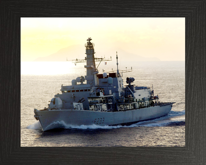 HMS Marlborough F233 Type 23 Frigate June 2003 Port Side at Sunset Photo Print - Posters, Prints, & Visual Artwork - by Hampshire Prints (image 3 of 9)