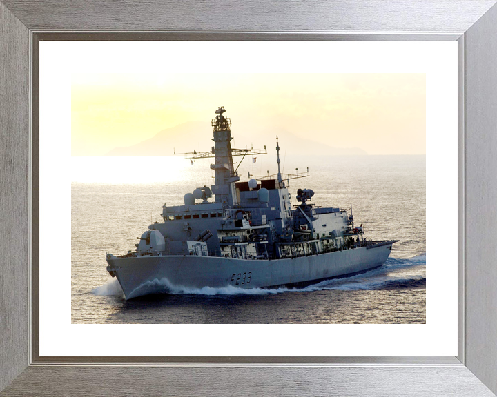 HMS Marlborough F233 Type 23 Frigate June 2003 Port Side at Sunset Photo Print - Posters, Prints, & Visual Artwork - by Hampshire Prints (image 6 of 9)