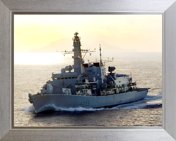 HMS Marlborough F233 Type 23 Frigate June 2003 Port Side at Sunset Photo Print - Posters, Prints, & Visual Artwork - by Hampshire Prints (image 7 of 9)