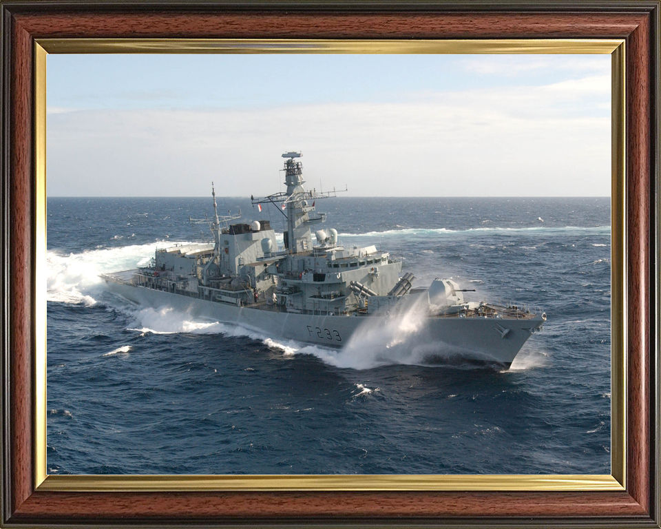 HMS Marlborough F233 Type 23 Frigate June 2003 Turning to Port Photo Print - Posters, Prints, & Visual Artwork - by Hampshire Prints (image 9 of 9)