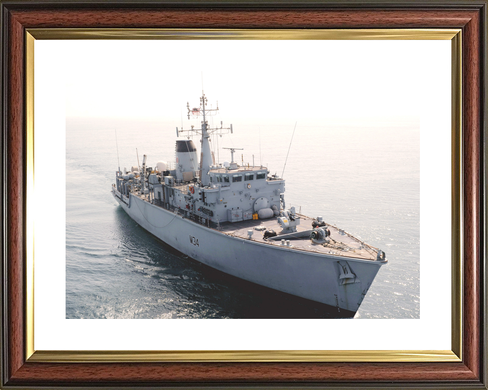 HMS Middleton M34 Hunt Class Mine Warfare Vessel November 2009 Photo Print - Posters, Prints, & Visual Artwork - by Hampshire Prints (image 8 of 9)