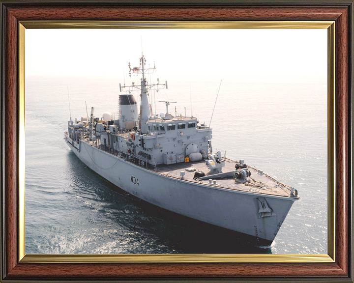 HMS Middleton M34 Hunt Class Mine Warfare Vessel November 2009 Photo Print - Posters, Prints, & Visual Artwork - by Hampshire Prints (image 9 of 9)