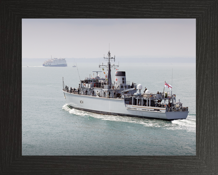 HMS Middleton M34 Hunt Class Mine Warfare Vessel July 2021 Photo Print - Posters, Prints, & Visual Artwork - by Hampshire Prints (image 3 of 9)