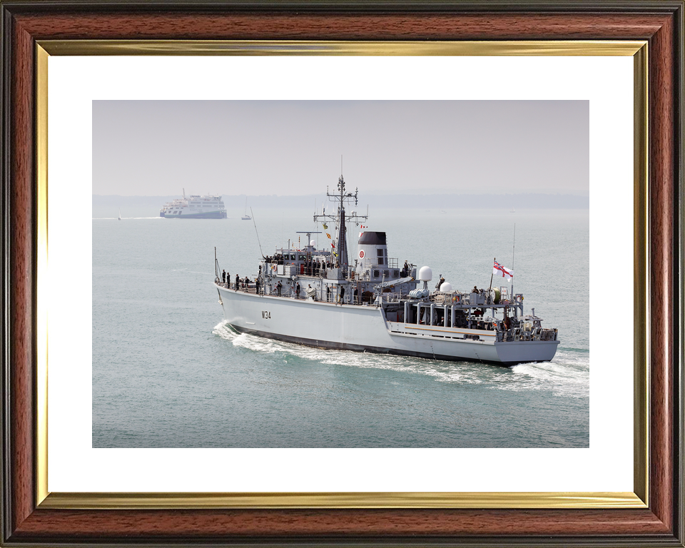 HMS Middleton M34 Hunt Class Mine Warfare Vessel July 2021 Photo Print - Posters, Prints, & Visual Artwork - by Hampshire Prints (image 8 of 9)