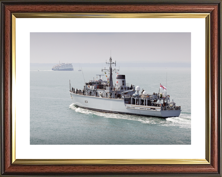 HMS Middleton M34 Hunt Class Mine Warfare Vessel July 2021 Photo Print - Posters, Prints, & Visual Artwork - by Hampshire Prints (image 8 of 9)
