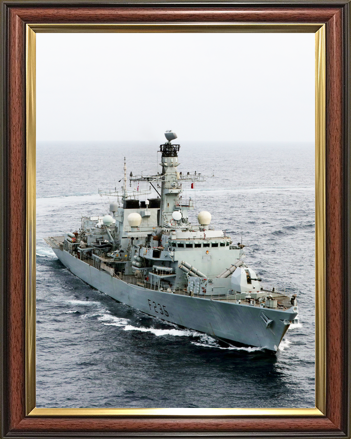 HMS Monmouth F235 Type 23 Frigate September 2017 High Starboard Bow View Photo Print - Posters, Prints, & Visual Artwork - by Hampshire Prints (image 9 of 9)