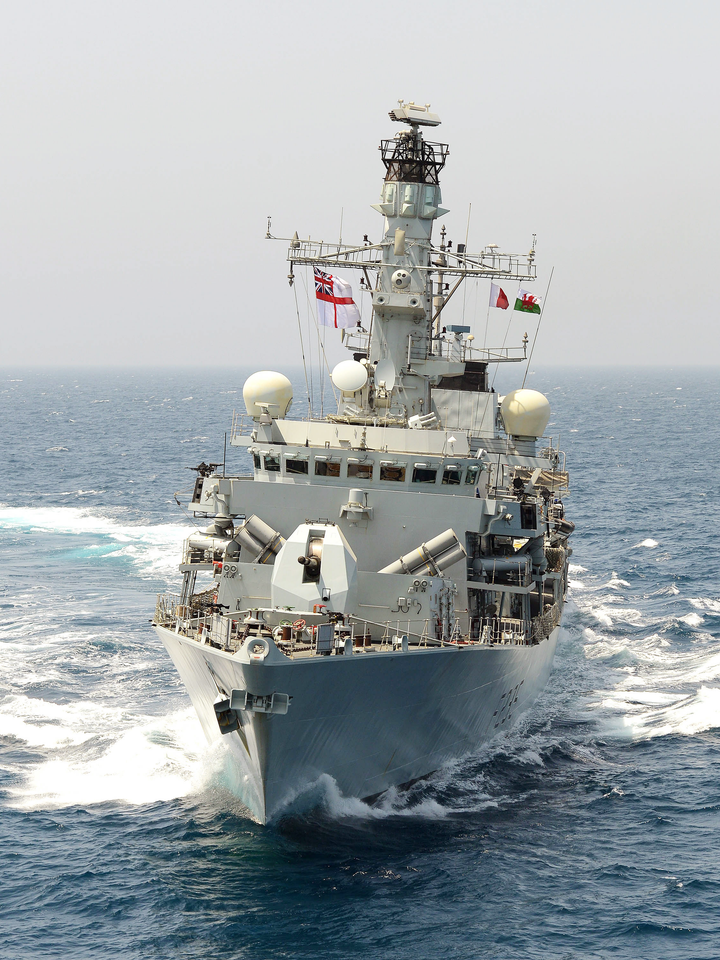 HMS Monmouth F235 Type 23 Frigate April 2013 Photo Print - Posters, Prints, & Visual Artwork - by Hampshire Prints (image 1 of 9)