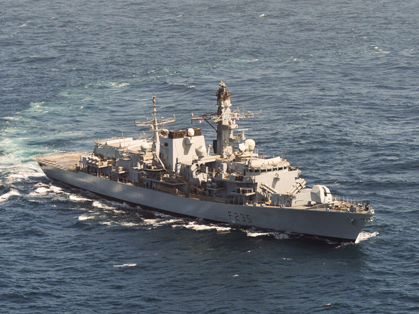 HMS Monmouth F235 Type 23 Frigate March 2013