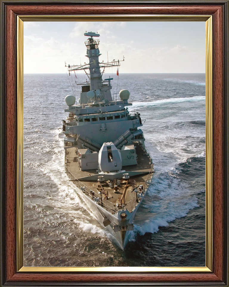 HMS Monmouth F235 Type 23 Frigate High Bow View Photo Print - Posters, Prints, & Visual Artwork - by Hampshire Prints (image 9 of 9)