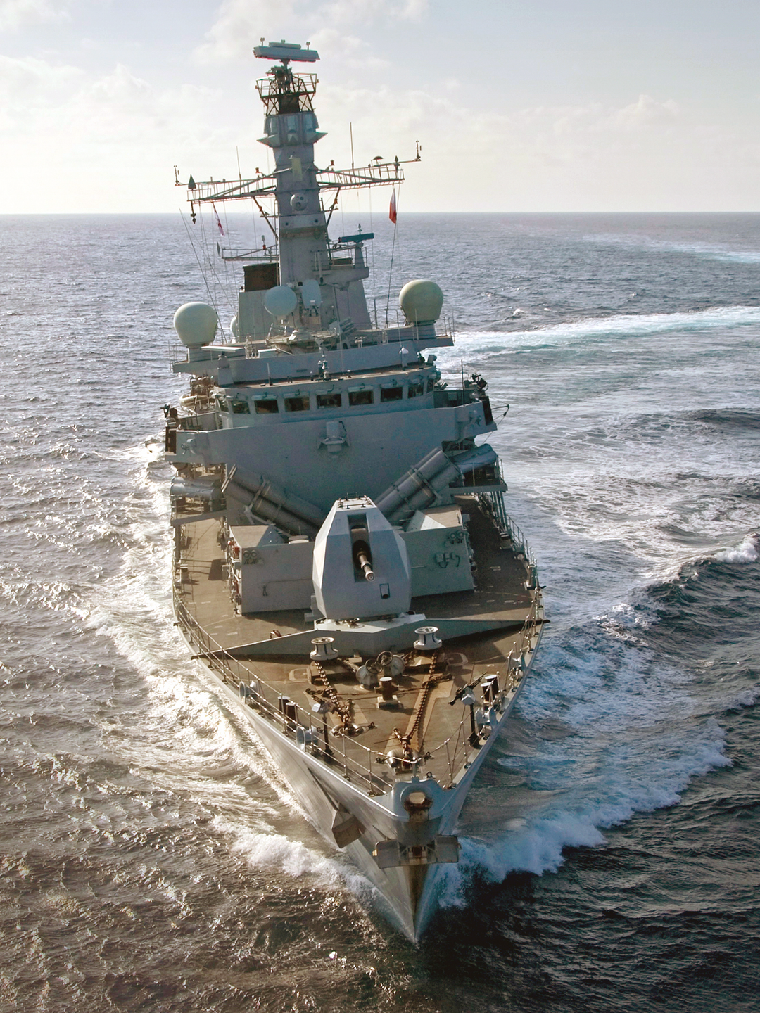 HMS Monmouth F235 Type 23 Frigate High Bow View Photo Print - Posters, Prints, & Visual Artwork - by Hampshire Prints (image 1 of 9)
