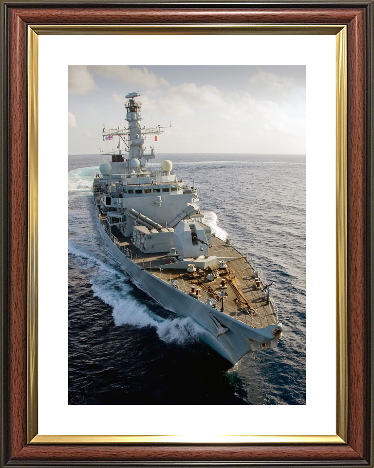 HMS Monmouth F235 Type 23 Frigate At Sea Starboard Bow View Photo Print - Posters, Prints, & Visual Artwork - by Hampshire Prints (image 8 of 9)