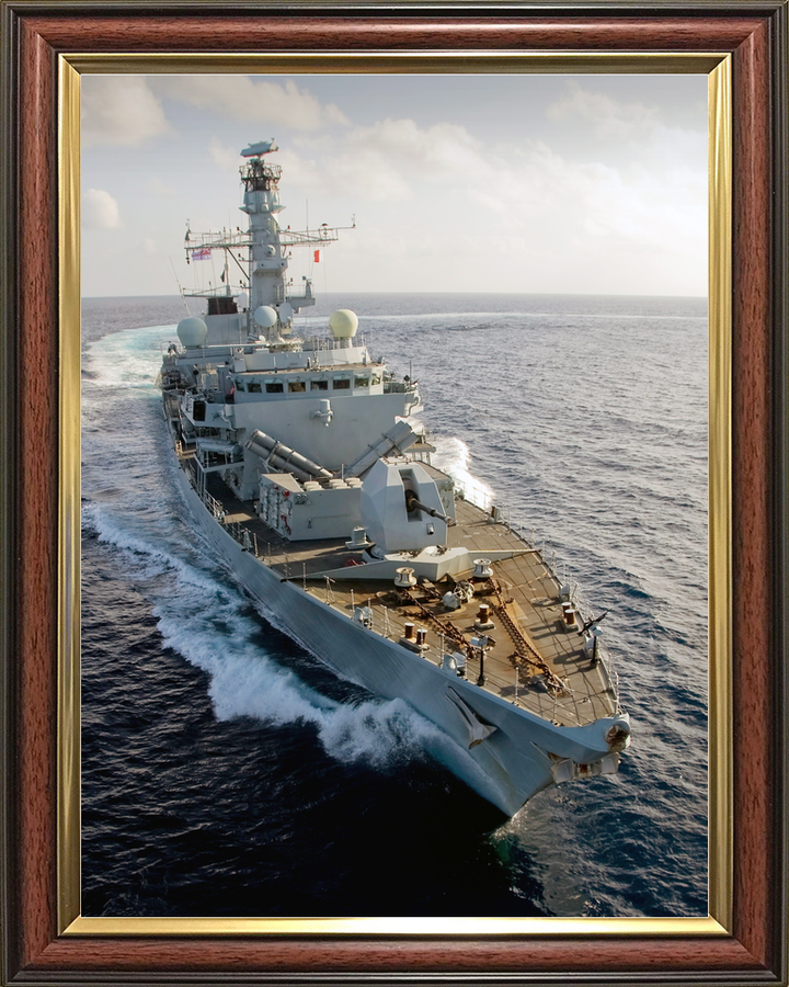 HMS Monmouth F235 Type 23 Frigate At Sea Starboard Bow View Photo Print - Posters, Prints, & Visual Artwork - by Hampshire Prints (image 9 of 9)