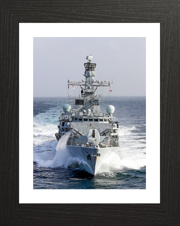 HMS Montrose F236 Type 23 Frigate January 2020 Low Bow View Photo Print - Posters, Prints, & Visual Artwork - by Hampshire Prints (image 2 of 9)