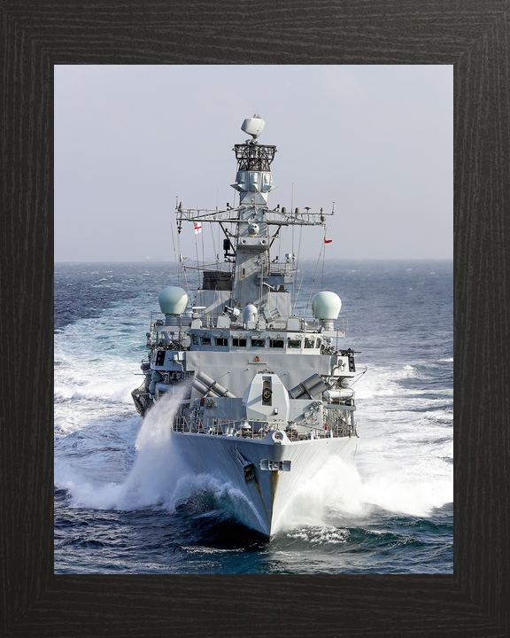 HMS Montrose F236 Type 23 Frigate January 2020 Low Bow View Photo Print - Posters, Prints, & Visual Artwork - by Hampshire Prints (image 3 of 9)