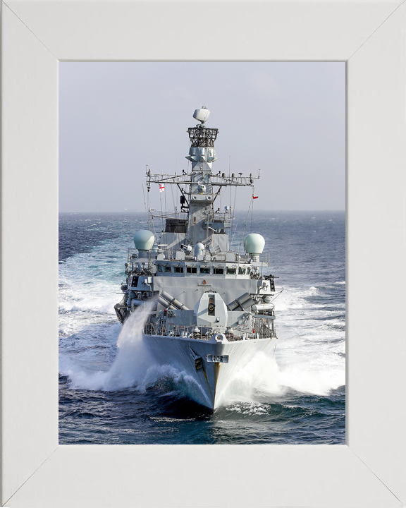 HMS Montrose F236 Type 23 Frigate January 2020 Low Bow View Photo Print - Posters, Prints, & Visual Artwork - by Hampshire Prints (image 5 of 9)