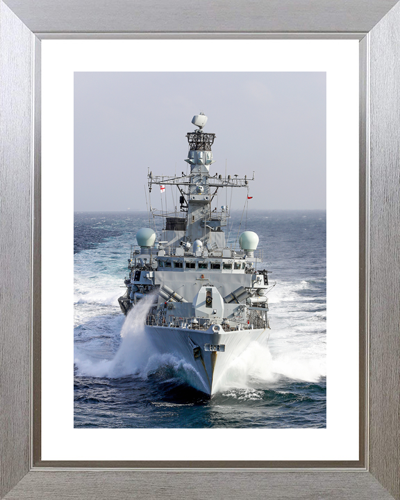 HMS Montrose F236 Type 23 Frigate January 2020 Low Bow View Photo Print - Posters, Prints, & Visual Artwork - by Hampshire Prints (image 6 of 9)