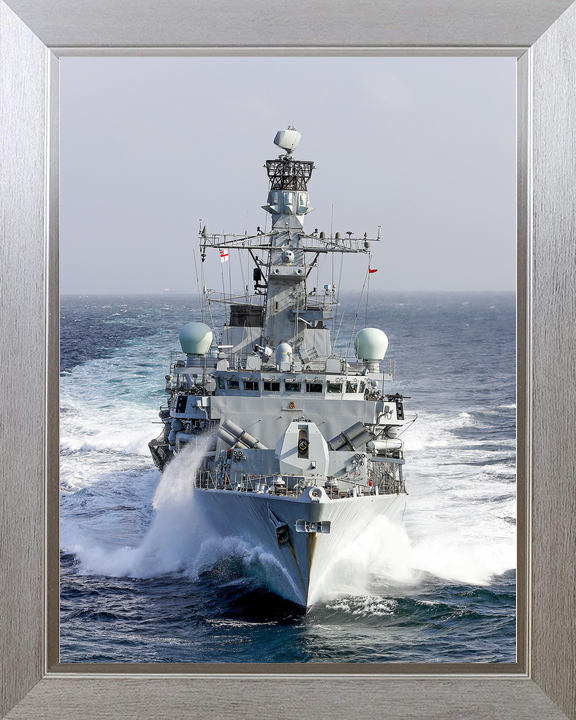 HMS Montrose F236 Type 23 Frigate January 2020 Low Bow View Photo Print - Posters, Prints, & Visual Artwork - by Hampshire Prints (image 7 of 9)