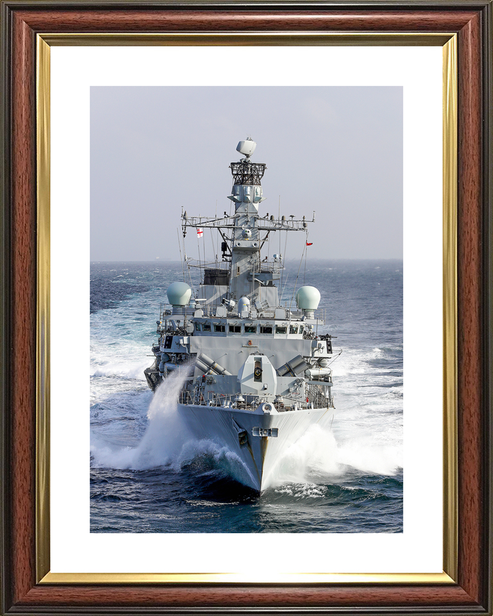 HMS Montrose F236 Type 23 Frigate January 2020 Low Bow View Photo Print - Posters, Prints, & Visual Artwork - by Hampshire Prints (image 8 of 9)