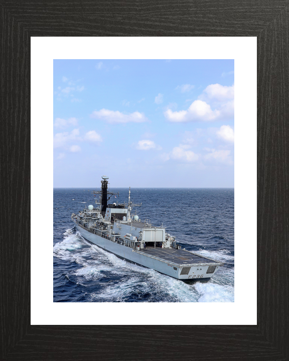HMS Montrose F236 Type 23 Frigate January 2020 Port Quarter View Photo Print - Posters, Prints, & Visual Artwork - by Hampshire Prints (image 2 of 9)