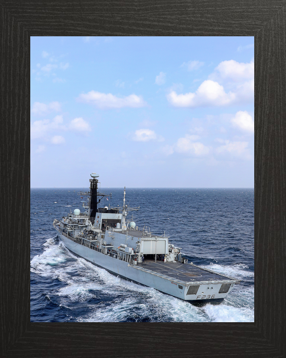 HMS Montrose F236 Type 23 Frigate January 2020 Port Quarter View Photo Print - Posters, Prints, & Visual Artwork - by Hampshire Prints (image 3 of 9)