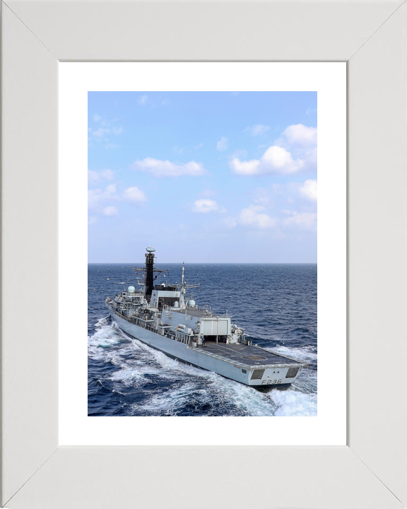 HMS Montrose F236 Type 23 Frigate January 2020 Port Quarter View Photo Print - Posters, Prints, & Visual Artwork - by Hampshire Prints (image 4 of 9)