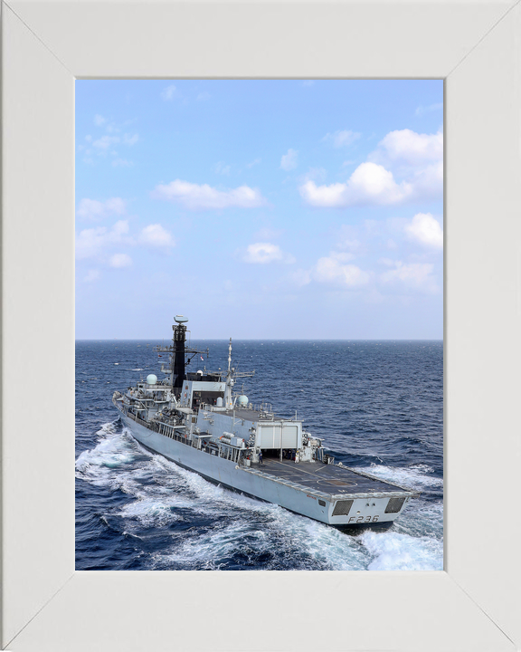 HMS Montrose F236 Type 23 Frigate January 2020 Port Quarter View Photo Print - Posters, Prints, & Visual Artwork - by Hampshire Prints (image 5 of 9)
