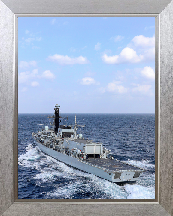 HMS Montrose F236 Type 23 Frigate January 2020 Port Quarter View Photo Print - Posters, Prints, & Visual Artwork - by Hampshire Prints (image 7 of 9)