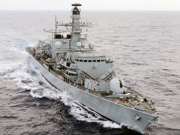 HMS Montrose F236 Type 23 Frigate January 2014 Photo Print - Posters, Prints, & Visual Artwork - by Hampshire Prints (image 1 of 9)