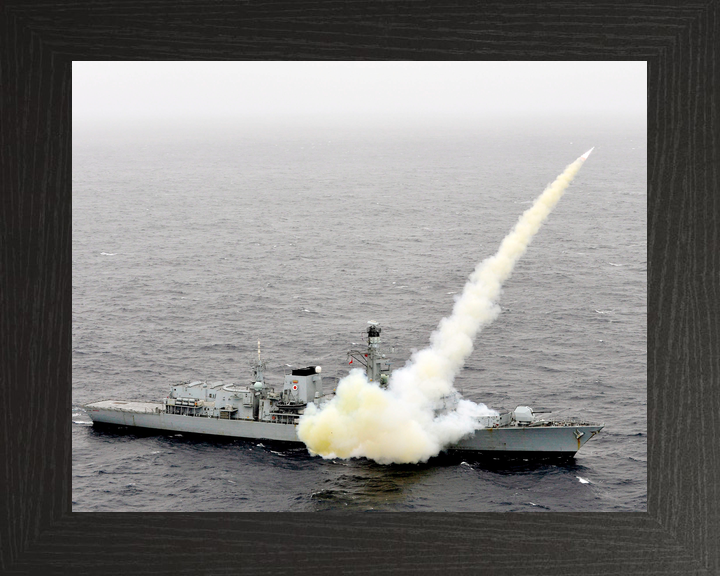 HMS Montrose F236 Type 23 Frigate April 2013 Fires Harpoon Photo Print - Posters, Prints, & Visual Artwork - by Hampshire Prints (image 3 of 9)