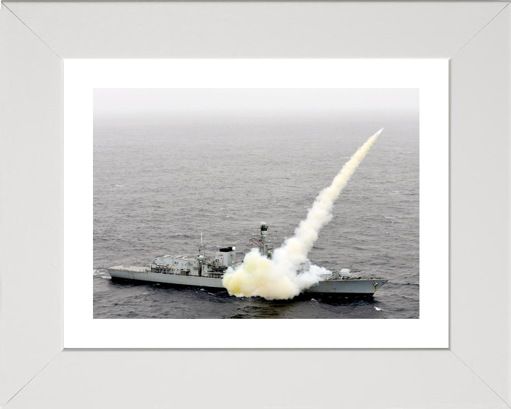 HMS Montrose F236 Type 23 Frigate April 2013 Fires Harpoon Photo Print - Posters, Prints, & Visual Artwork - by Hampshire Prints (image 4 of 9)