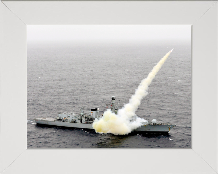 HMS Montrose F236 Type 23 Frigate April 2013 Fires Harpoon Photo Print - Posters, Prints, & Visual Artwork - by Hampshire Prints (image 5 of 9)