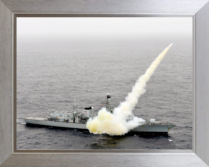 HMS Montrose F236 Type 23 Frigate April 2013 Fires Harpoon Photo Print - Posters, Prints, & Visual Artwork - by Hampshire Prints (image 7 of 9)