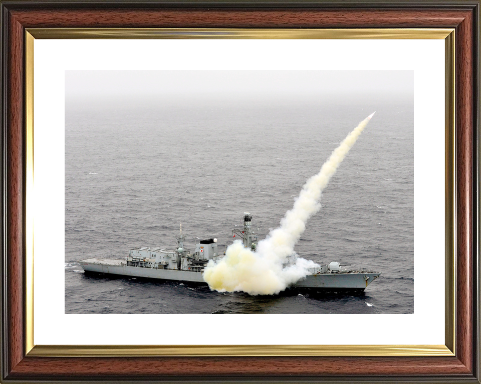 HMS Montrose F236 Type 23 Frigate April 2013 Fires Harpoon Photo Print - Posters, Prints, & Visual Artwork - by Hampshire Prints (image 8 of 9)