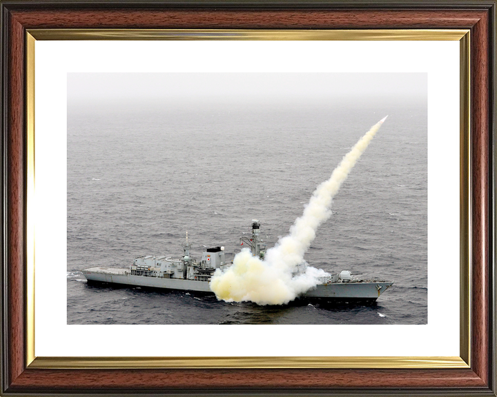 HMS Montrose F236 Type 23 Frigate April 2013 Fires Harpoon Photo Print - Posters, Prints, & Visual Artwork - by Hampshire Prints (image 8 of 9)