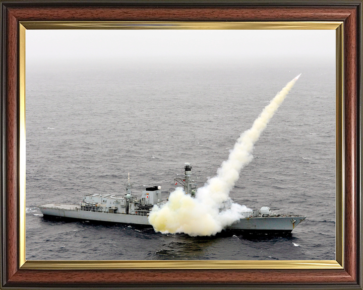 HMS Montrose F236 Type 23 Frigate April 2013 Fires Harpoon Photo Print - Posters, Prints, & Visual Artwork - by Hampshire Prints (image 9 of 9)