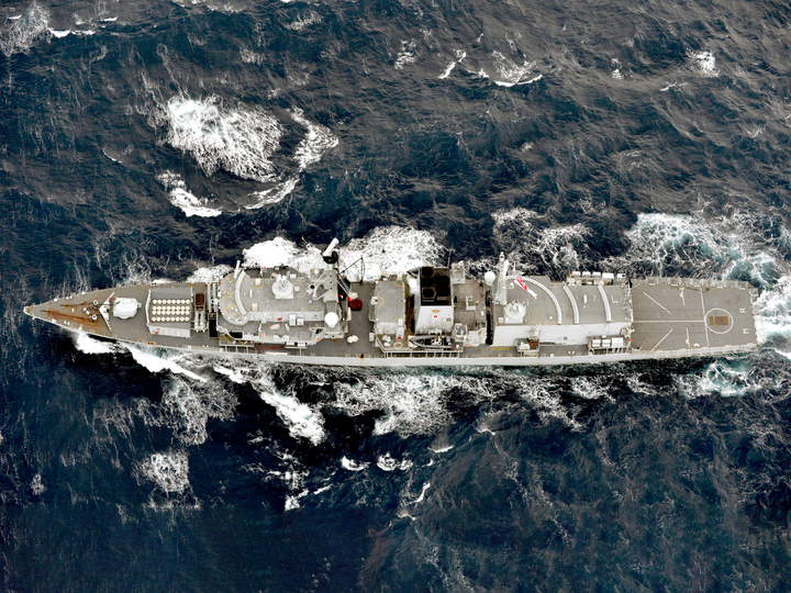 HMS Montrose F236 Type 23 Frigate April 2013 High Port Beam View Photo Print - Posters, Prints, & Visual Artwork - by Hampshire Prints (image 1 of 9)