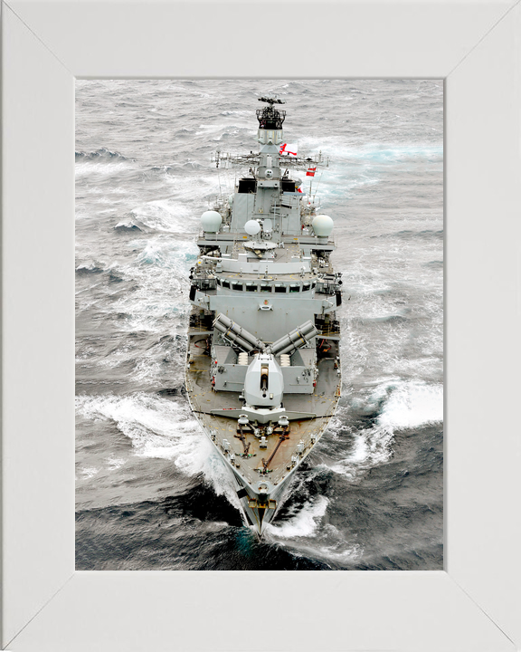 HMS Montrose F236 Type 23 Frigate April 2013 At Sea Bow View Photo Print - Posters, Prints, & Visual Artwork - by Hampshire Prints (image 5 of 9)