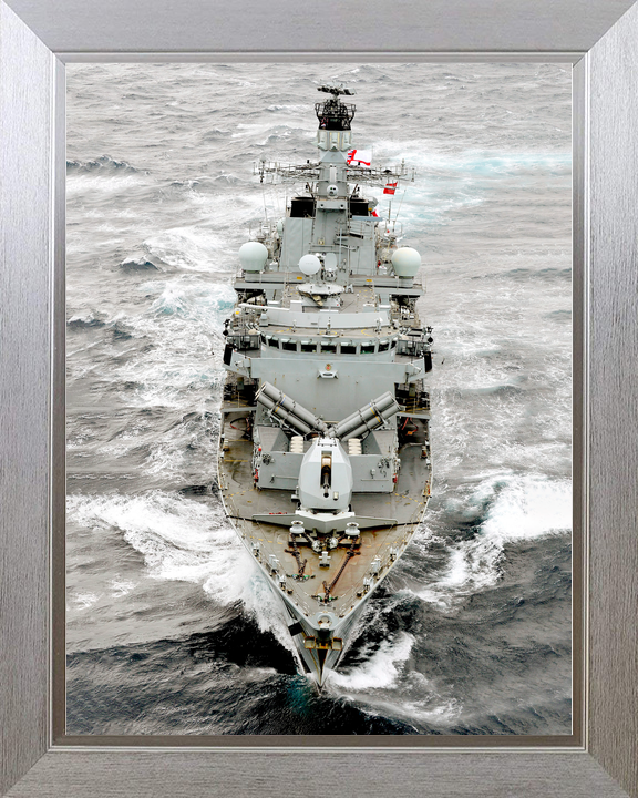 HMS Montrose F236 Type 23 Frigate April 2013 At Sea Bow View Photo Print - Posters, Prints, & Visual Artwork - by Hampshire Prints (image 7 of 9)