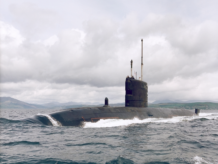 HMS Sceptre S104 Swiftsure Class Submarine 1996 Clyde