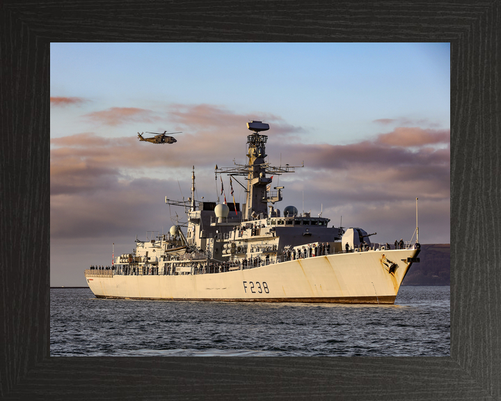 HMS Northumberland F238 Type 23 Frigate December 2019 Photo Print - Posters, Prints, & Visual Artwork - by Hampshire Prints (image 3 of 9)
