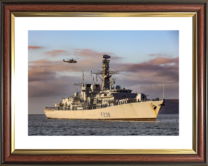 HMS Northumberland F238 Type 23 Frigate December 2019 Photo Print - Posters, Prints, & Visual Artwork - by Hampshire Prints (image 8 of 9)
