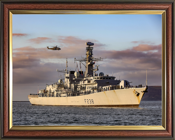 HMS Northumberland F238 Type 23 Frigate December 2019 Photo Print - Posters, Prints, & Visual Artwork - by Hampshire Prints (image 9 of 9)