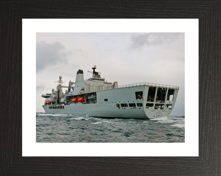 RFA Fort Victoria A387 Fort Class Tanker Port Quarter View