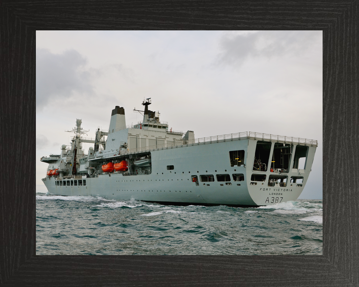 RFA Fort Victoria A387 Fort Class Tanker Port Quarter View