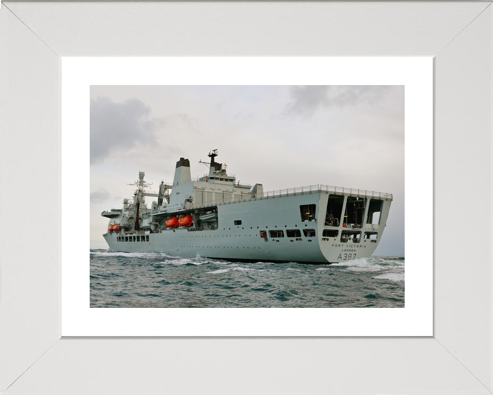 RFA Fort Victoria A387 Fort Class Tanker Port Quarter View