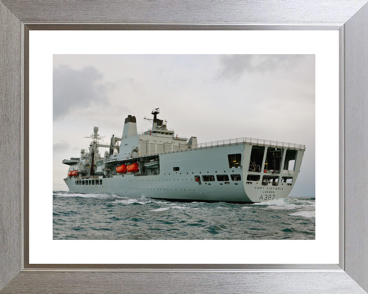 RFA Fort Victoria A387 Fort Class Tanker Port Quarter View